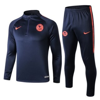 Survetement Club América 2018 2019 Bleu Orange Pas Cher