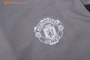 Survetement Manchester United 2017 2018 Gris Clair Pas Cher