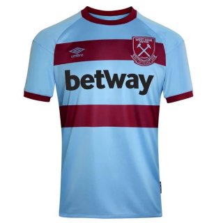 Thailande Maillot West Ham United Exterieur 2020 2021 Bleu Pas Cher