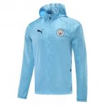 Coupe Vent Manchester City 2021 2022 Bleu Pas Cher