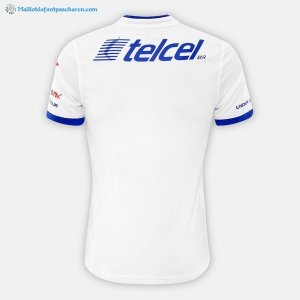 Maillot Cruz Bleu Exterieur Femme 2017 2018 Blanc Pas Cher