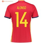 Maillot Espagne Domicile Alonso 2016 Pas Cher