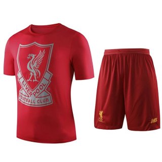 Entrainement Ensemble Complet Liverpool 2019 2020 Rouge Pas Cher