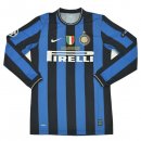 Maillot Inter Milan Domicile ML 2010/11 Bleu Pas Cher