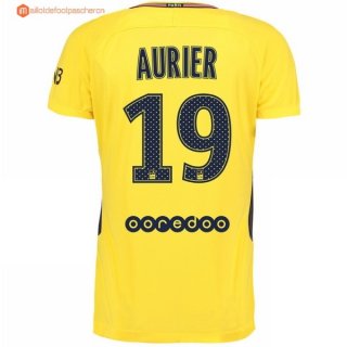 Maillot Paris Saint Germain Exterieur Aurier 2017 2018 Pas Cher