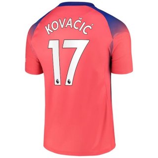 Maillot Chelsea NO.17 Kovacic Third 2020 2021 Orange Pas Cher Maillot Chelsea NO.17 Kovacic Third 2020 2021 Orange Pas Cher