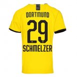Thailande Maillot Borussia Dortmund NO.29 Schmelzer Domicile 2019 2020 Jaune