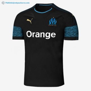 Thailande Maillot Marseille Exterieur 2018 2019 Noir Pas Cher