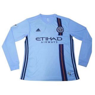 Maillot New York City Domicile ML 2019 2020 Bleu Pas Cher Maillot New York City Domicile ML 2019 2020 Bleu Pas Cher