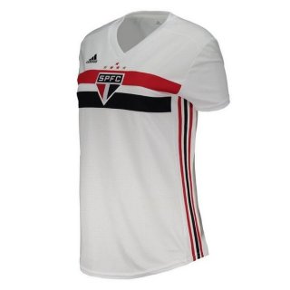 Maillot São Paulo Domicile Femme 2019 2020 Blanc Pas Cher