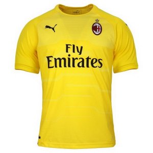 Maillot AC Milan Gardien 2018 2019 Jaune Pas Cher