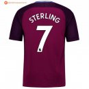 Maillot Manchester City Exterieur Sterling 2017 2018 Pas Cher