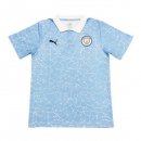 Polo Manchester City 2020 2021 Bleu Blanc Pas Cher