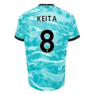 Maillot Liverpool NO.8 Keita Exterieur 2020 2021 Bleu Pas Cher