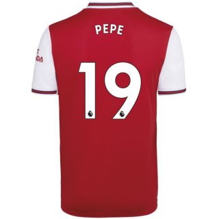 Maillot Arsenal NO.19 Pepe Domicile 2019 2020 Rouge Pas Cher Maillot Arsenal NO.19 Pepe Domicile 2019 2020 Rouge Pas Cher