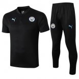 Polo Manchester City Ensemble Complet 2019 2020 Noir Pas Cher