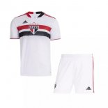 Maillot São Paulo Domicile Enfant 2021 2022 Blanc Pas Cher