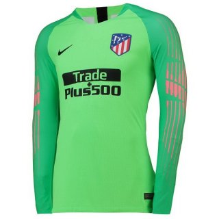 Maillot Atlético de Madrid ML Gardien 2018 2019 Vert Pas Cher