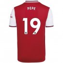 Maillot Arsenal NO.19 Pepe Domicile 2019 2020 Rouge Pas Cher
