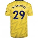 Maillot Arsenal NO.29 Guendouzi Exterieur 2019 2020 Jaune Pas Cher