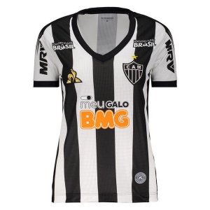 Maillot Atlético Mineiro Domicile Femme 2019 2020 Negro Blanc Pas Cher