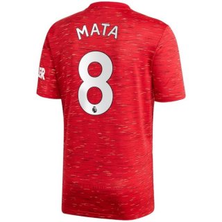 Maillot Manchester United NO.8 Mata Domicile 2020 2021 Rouge Pas Cher Maillot Manchester United NO.8 Mata Domicile 2020 2021 Rouge Pas Cher
