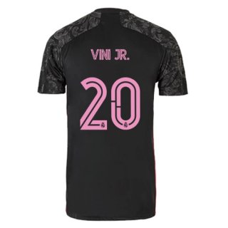 Maillot Real Madrid Third NO.20 Vini Jr. 2020 2021 Noir Pas Cher