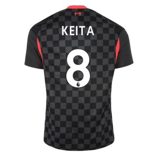 Maillot Liverpool NO.8 Keita Third 2020 2021 Noir Pas Cher