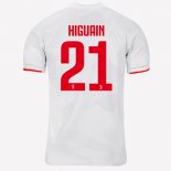 Maillot Juventus NO.21 Higuain Exterieur 2019 2020 Gris Blanc Pas Cher