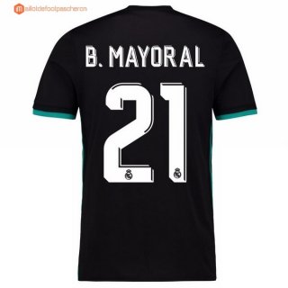 Maillot Real Madrid Exterieur B.Mayoral 2017 2018 Pas Cher