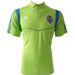 Polo Seattle Sounders 2019 2020 Vert Fluorescente Pas Cher