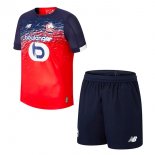 Maillot Lille OSC Domicile Enfant 2019 2020 Rouge Pas Cher