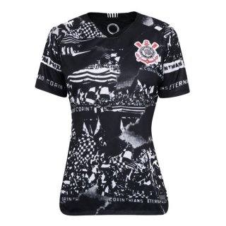 Thailande Maillot Corinthians Paulista Third Femme 2019 2020 Noir Pas Cher Thailande Maillot Corinthians Paulista Third Femme 2019 2020 Noir Pas Cher
