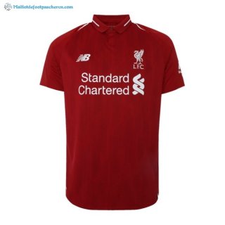 Maillot Liverpool Domicile 2018 2019 Rouge Pas Cher