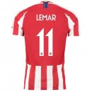 Thailande Maillot Atlético de Madrid NO.11 Lemar Domicile 2019 2020 Rouge