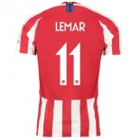 Thailande Maillot Atlético de Madrid NO.11 Lemar Domicile 2019 2020 Rouge