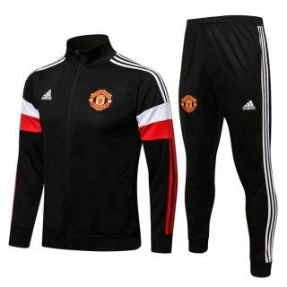 Survetement Manchester United 2022 Noir Blanc Rouge Survetement Manchester United 2022 Noir Blanc Rouge