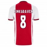 Maillot Ajax Domicile Sinkgraven 2019 2020 Rouge Pas Cher