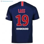 Maillot Paris Saint Germain Domicile Lass 2018 2019 Bleu Pas Cher