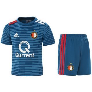 Maillot Feyenoord Rotterdam Exterieur Enfant 2018 2019 Bleu Pas Cher