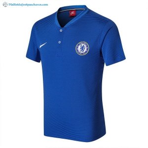 Polo Chelsea Ensemble Complet 2017 2018 Bleu Pas Cher