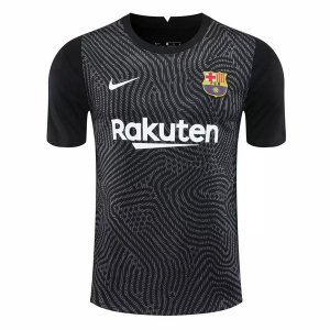 Maillot Barcelona Gardien 2020 2021 Noir Pas Cher