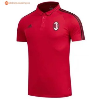 Polo Milan 2017 2018 Rouge Pas Cher