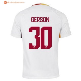 Maillot AS Roma Exterieur Gerson 2017 2018 Pas Cher