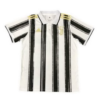 Polo Juventus 2020 2021 Blanc Noir Pas Cher