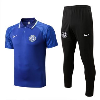 Polo Chelsea Ensemble Complet 2022 2023 Bleu Polo Chelsea Ensemble Complet 2022 2023 Bleu
