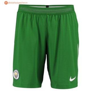 Pantalon Manchester City Gardien 2017 2018 Vert Pas Cher