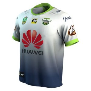 Maillot Canberra Raiders Third 2018 Blanc Bleu Pas Cher