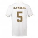 Maillot Real Madrid NO.5 Varane Domicile 2019 2020 Blanc Pas Cher