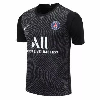 Maillot Paris Saint Germain Gardien 2020 2021 Noir Pas Cher